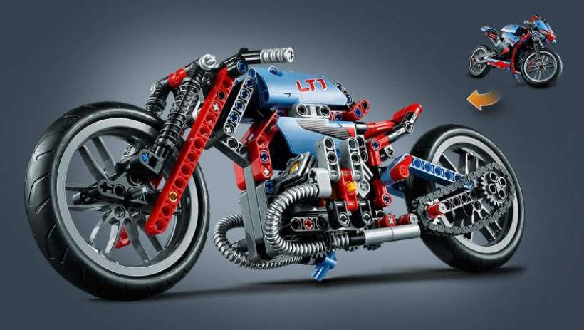 Lego Technic 42036 a Big Kids Motorcycle for Urban