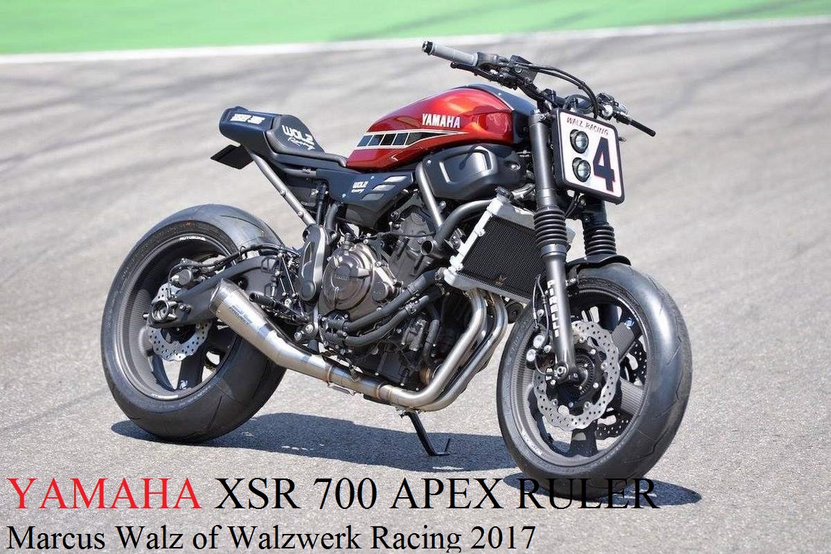 Yamaha XSR 700 Apex Ruler Walzwerk Racing Bike 2017